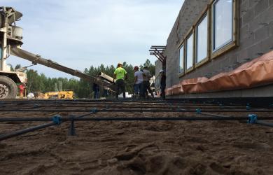 EB Holman School gatrobar project 